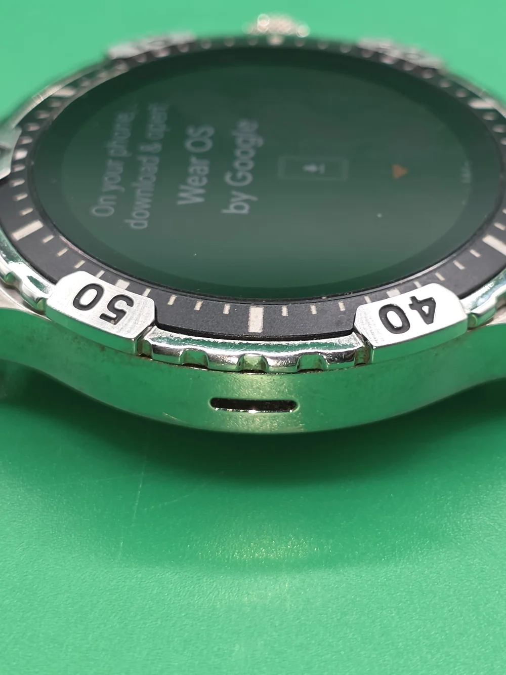Fossil Gen 5 Garrett HR smartwatch with a black silicone strap